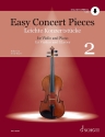 Leichte Konzertst�cke Band 2 (+Online Audio) f�r Violine und Klavier