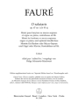O salutaris op. 47/1 N 95a f�r Bariton oder Mezzo-Sopran und Orgel oder Klavier, Kontrabass ad li Chorpartitur