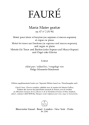 Maria Mater grati� op. 47/2 N 96 f�r Tenor und Bariton (oder Sopran und Mezzo-Sopran) und Orgel oder Kl Partitur