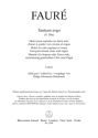 Tantum ergo N 156a f�r Sopran oder Tenor solo, vierstimmig gemischten Chor und Orgel Chorpartitur