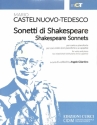 Sonetti di Shakespeare op.125 for voice and piano  and  for mixed chorus (and piano and a cappella) score