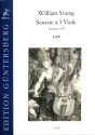 Sonate � 3 Viole (Nr.1-4) f�r 3 Gamben (DA/BB) Partitur und Stimmen