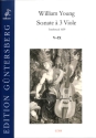 Sonate � 3 Viole (Nr.5-9) f�r 3 Gamben (DA/BB) Partitur und Stimmen