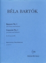 Konzert Nr.1 Sz.36 op.posth f�r Violine und Orchester f�r Violine und Klavier