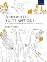 Suite Antique for flute, harpsichord and strings full score