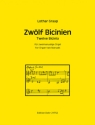 12 Bicinien f�r zweimanualige Orgel