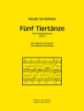 5 Tiert�nze (2012) f�r Fagott und Klavier