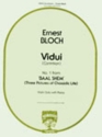 VIDUI FOR VIOLIN AND PIANO FROM BAAL SHEM, 3 PICTURES OF JEWISH LIFE V E R G R I F F E N  8/03 CB