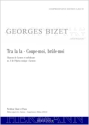 Bizet, Georges, Carmen - Tra la la - Coupe-moi, br�le-moi (no. 8) Mezzosopran, Bass und Orchester Klavierauszug