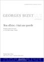 Bizet, Georges, Carmen - Mon officier, c'�tait une querelle (no. 8) Mezzosopran, Tenor, Bass, Chor (S) und Orchester Klavierauszug