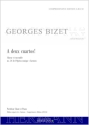 Bizet, Georges, Carmen - A deux cuartos! (no. 24) Sopran, AB:[Tenor], 2 Bass, Chor und Orchester Klavierauszug