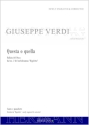 Verdi, Giuseppe Fortunino Francesco, Rigoletto - Questa o quella (dal  Tenor, Orchester Klavierauszug