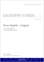 Verdi, Giuseppe Fortunino Francesco, Rigoletto - Povero Rigoletto - Co Mezzo-Sopran/Tenor, Tenor, Bariton, 2 B�sse, Chor (T., B.) und Orchest Klavierauszug