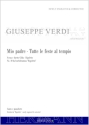 Verdi, Giuseppe Fortunino Francesco, Rigoletto - Mio padre - Tutte le  Sopran, Tenor, Bariton, 4 B�sse, Chor (T., B.) und Orchester Klavierauszug