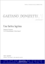 Donizetti, Gaetano, L'elisir d'amore - Una furtiva lagrima (no. 11) Tenor und Orchester Klavierauszug