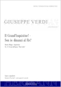 Verdi, Giuseppe, Don Carlo - Il Grand'Inquisitor! - / Son io dinanzi a Tenor, 2 B�sse und Orchester Klavierauszug