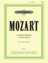 6 Nocturnos KV346, KV436-439 und KV549 f�r 3 Stimmen und Klavier (Streicher ad lib) Partitur (dt/it)