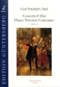 Concerto F-Dur AbelWV F15 f�r Traversfl�te, 2 Violinen, Viola und Basso Klavierauszug