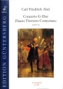 Concerto G-Dur AbelWV F16 f�r Traversfl�te, 2 Violinen, Viola und Basso Partitur und Stimmen