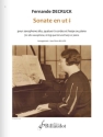 Sonate en ut majeur pour saxophone alto, quatuor � cordes, harpe ou piano partition et parties
