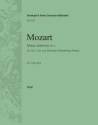 Missa solemnis c-Moll KV139 (Waisenhausmesse) f�r Soli, Chor und Orchester Orgel