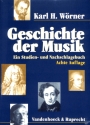 Geschichte der Musik Ein Studien- und Nachschlagebuch (broschiert)