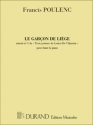 LE CARCON DE LIEGE POUR CHANT ET PIANO (FR) 3 POEMES DE LOUISE DE VILMORIN