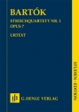 Streichquartett Nr.1 op.7 f�r Streichquartett Studienpartitur