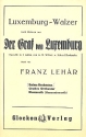 Luxemburg-Walzer f�r Salonorchester Stimmen
