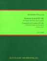 Vivaldi, Antonio, Konzert Nr. 5 RV 481 d-moll Fagott, Streicher, Continuo Partitur