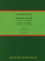 Elgar, Edward, Romanze op.62 Fagott, Orchester Material kpl., Harmonie und Streicher 3.3.2.2.1