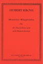 Kross, Hubert, Musette-Rhapsodie Altsaxophon, Blasorchester Partitur und Material kpl.