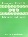 Duo 6 f�r Klarinette und Fagott Spielpartitur