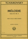 Melodie op.42,3 for cello and piano