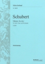 Messe As-Dur D678 f�r Soli, gem Chor und Orchester Klavierauszug