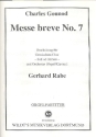 Messe breve Nr.7 f�r gem Chor und Orchester (Orgel/Klavier) (Soli ad lib) Orgel-Partitur