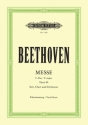 Messe C-Dur op.86 f�r Soli gem Chor und Orchester Klavierauszug