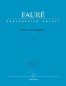 Messe de Requiem op.48 (Fassung von 1900) f�r Soli, gem Chor und Orchester Klavierauszug