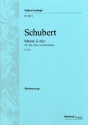 Messe G-Dur D167 f�r Soli, Chor und Orchester Klavierauszug