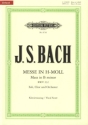 Messe h-Moll BWV232 f�r Soli, Chor und Orchester Klavierauszug