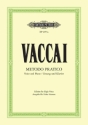 Metodo pratico di canto italiano f�r hohe Stimme Gesangsstudien