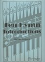Michael Burkhardt Ten Hymn Introductions, Set 1 organ