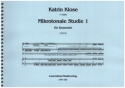 Mikrotonale Studie Band 1 f�r Ensemble Partitur