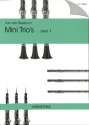 Mini trios vol.1 for 3 flutes or other melody instruments, score