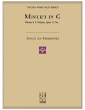 Minuet in G op.14 No. 1  for piano solo