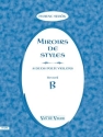Miroirs de styles vol.B pour 2 violons partition