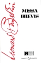 Missa brevis f�r gem Chor/Orchester/Countertenor/Schlagzeug Partitur