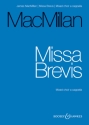 Missa brevis f�r gemischter Chor (SATB) a cappella Chorpartitur
