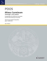 Missa Carminum f�r gem Chor und Instrumente Klavierauszug (= Chorpartitur)