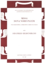 Missa Dona nobis pacem f�r gem Chor und Orgel ORGELPARTITUR
